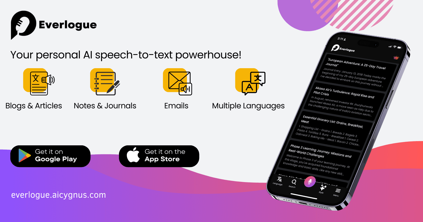 Skyrocket Your Productivity with Everlogue's Speech-to-Text Superpowers!